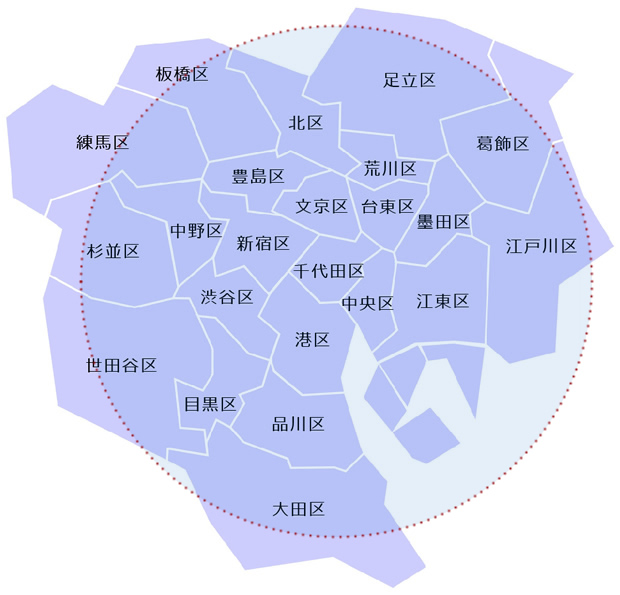 地図23区